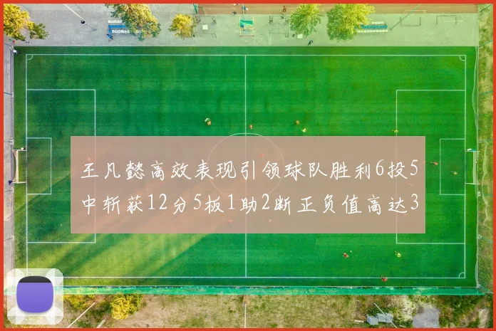 王凡懿高效表现引领球队胜利6投5中斩获12分5板1助2断正负值高达32